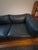 Stickley Stickley Modular Green Leather Sofa For Sale - Image 4 of 8
