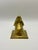 Metal Vintage Solid Brass Ram Head Wall Mount | Hollywood Regency Animal Bust Decor For Sale - Image 7 of 7