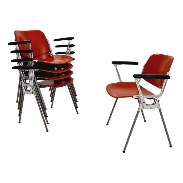 Italian Castelli Armchair by Giancarlo Piretti, 1970s For Sale