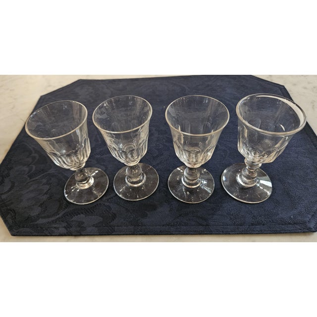 1850's Baccarat French 4 Port Glasses For Sale - Image 4 of 14