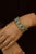 Late 20th Century Bochic “Vintage Retro” Diamonds & Emeralds Bracelet Set In 18K Gold & Silver For Sale - Image 5 of 14