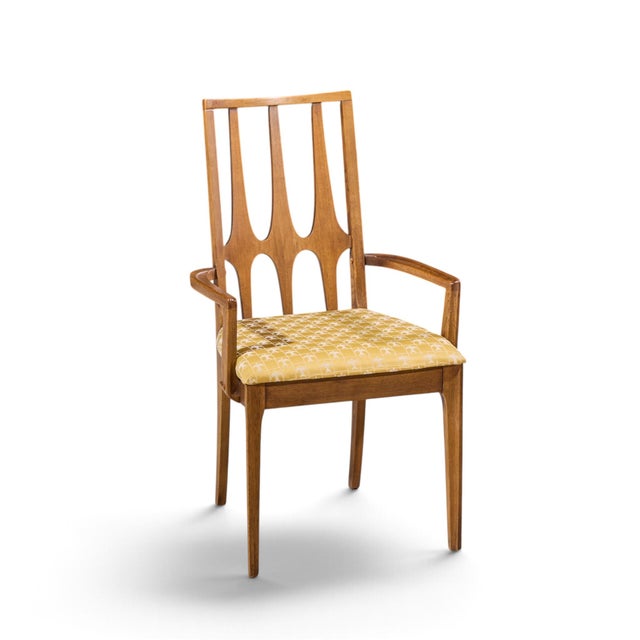Broyhill Brasilia Mid Century Walnut Dining Chairs - Set of 6 For Sale - Image 17 of 18