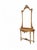 Gold Antique French Console Table with Marble Top and Mirror, 1890s, Set of 2 For Sale - Image 8 of 8