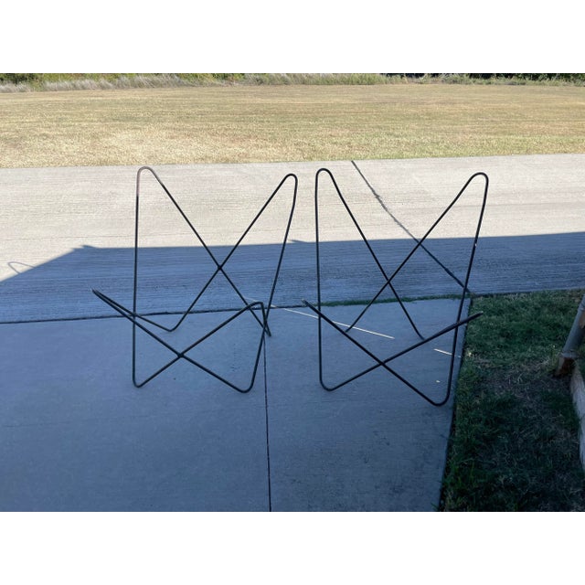 1950s Butterfly Sling Chair Steel Frame Bkf Hardoy Knoll For Sale - Image 5 of 7
