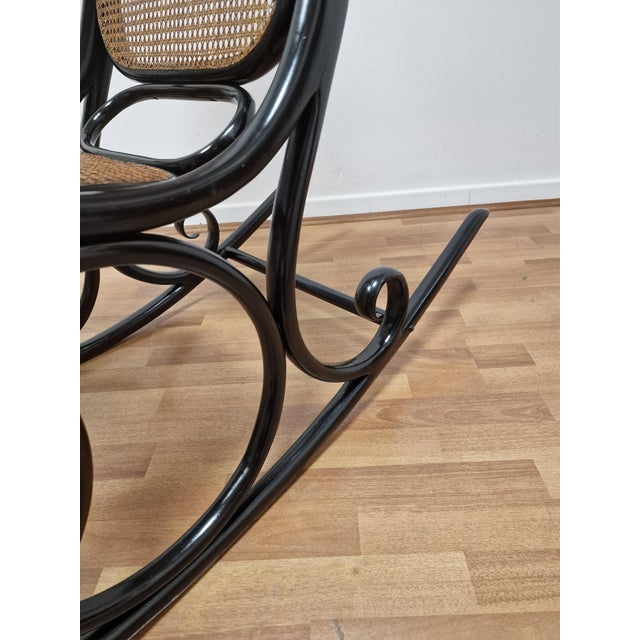 Antique Bentwood Rocking Chair from Thonet, 1890s For Sale - Image 10 of 12