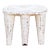 Carved White Nomad Nupe Stool For Sale