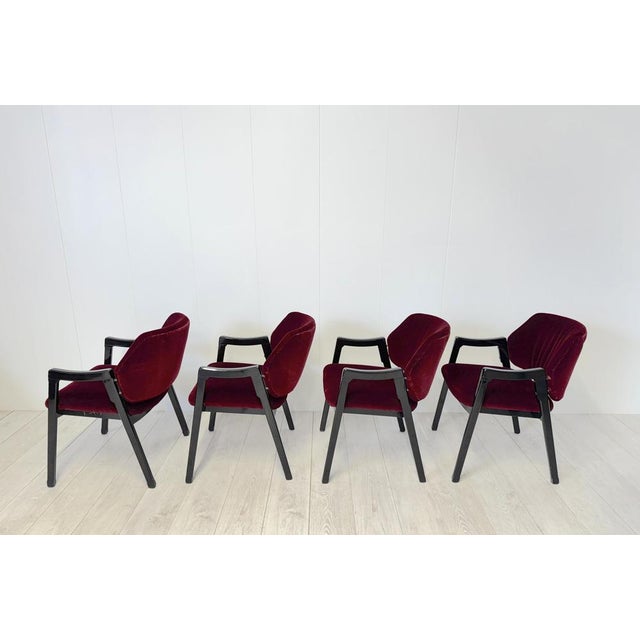 Mod. 814 Armchairs by Ico Parisi for Cassina, 1961, Set of 8 For Sale - Image 10 of 15