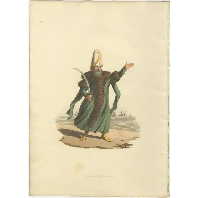 This print is from 'The Military Costume of Turkey. Illustrated by A Series of Engravings. from Drawings made on the Spot....