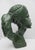 Mid 20th Century Shona J Chirunga African Carved Verdite Green Stone Figural Bust Sculpture For Sale - Image 5 of 12