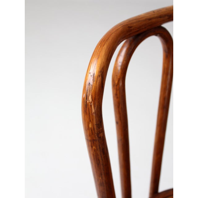 Wood Set of Four Antique Great Northern Bentwood Dining Chairs For Sale - Image 7 of 15