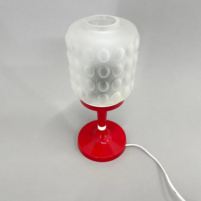 Mid-Century Table Lamp attributed to Elektroinstala Jilove, Czechoslovakia, 1970s For Sale - Image 6 of 8