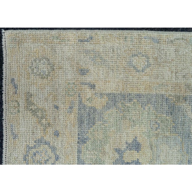 Early 21st Century Turkish Oushak Rug 2'2"x 5'10" #19430 For Sale - Image 5 of 8