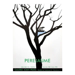 Gallery Exhibition Poster Perejaume 1983 Lithograph
