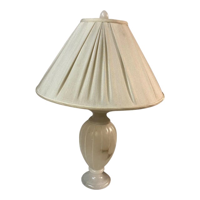Alabaster Table Lamp by DI Erra for Sarreid For Sale
