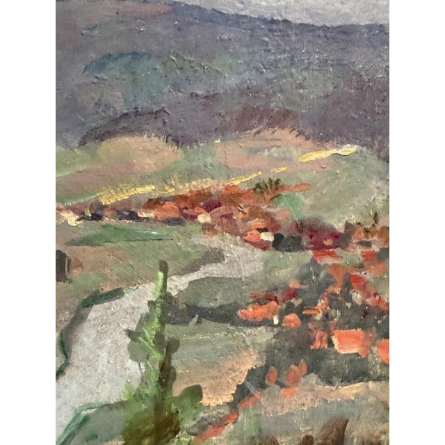 Helene Meyer, Landscape Composition, Oil Painting on Canvas For Sale - Image 6 of 13