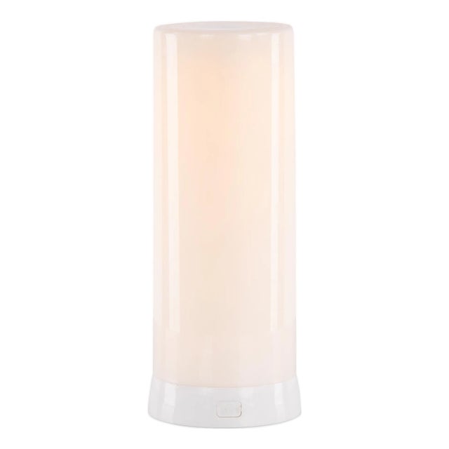 LED FIA Flame Designer Candle withWhite Hue 7.5"H For Sale