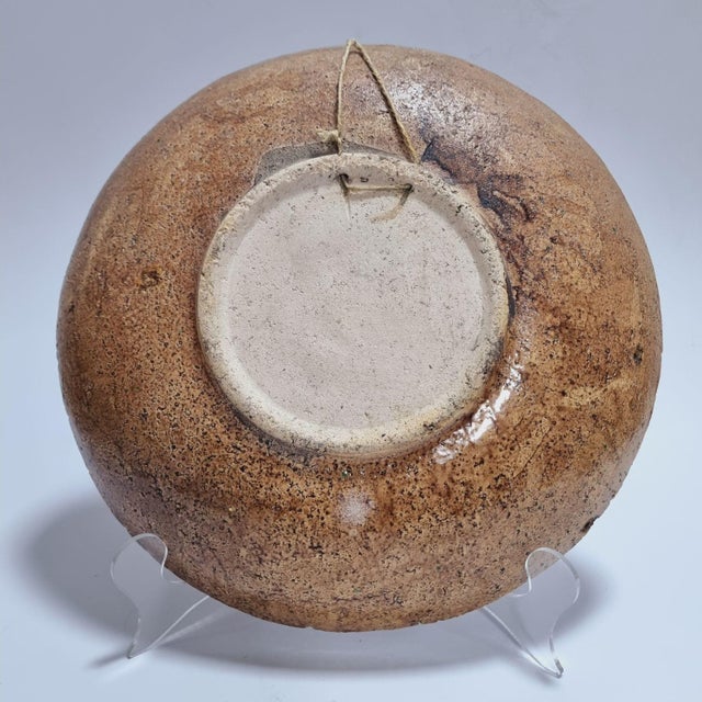 Mid-Century Modern Vintage Ceramic Wall Plate by Zsuzsa Györgyey, 1970s For Sale - Image 3 of 8