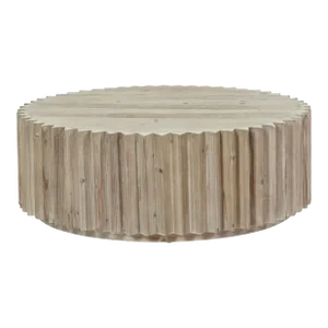 Bleached Pine Zig Zag Coffee Table