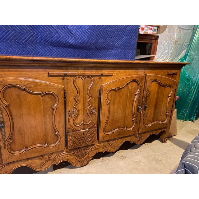 French Country Vintage Baker Sideboard For Sale - Image 3 of 10
