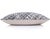 Luxury Gray & White Woven Cowhide Leather Throw Pillow 16x24 | Handmade Designer Lumbar Cushion For Sale - Image 4 of 8