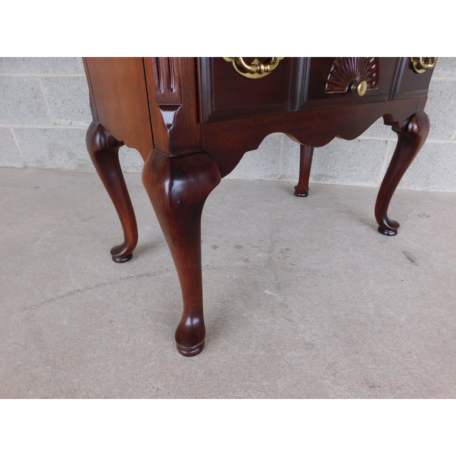Late 20th Century Thomasville Cherry Collection Low Boy Nightstand For Sale - Image 11 of 11