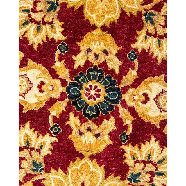 Traditional Mogul, One-of-a-Kind Hand-Knotted Area Rug in Red, 8' 2" x 10' 9" For Sale - Image 3 of 8
