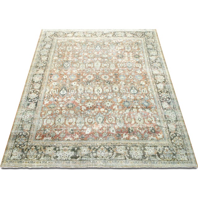 1920s Persian Mahal Rug For Sale In Los Angeles - Image 6 of 6