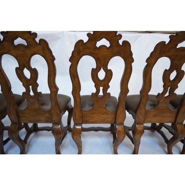 Brown 1990s Michael Taylor Designs Inc Portuguese Dining Chairs For Sale - Image 8 of 18