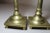 Brass Rare Pair Primitive Antique 18th Century Turned Brass Candlestick Candle Holder For Sale - Image 8 of 11