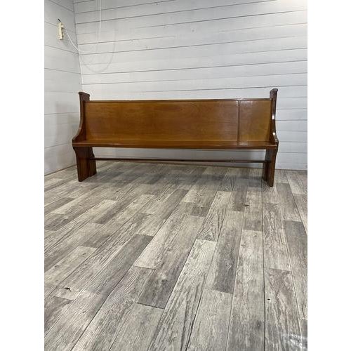 A-Nr. 2037 Retro Church Benches Pinewood total 6 Pieces. Repainted and brushed +- 1900 In superb original condition. Dims...