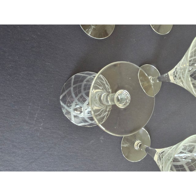 Art Deco Five Art Deco Cocktail Glasses For Sale - Image 3 of 10