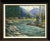 Mid Century Idaho Pack River Landscape Painting by Laura Lindberg For Sale