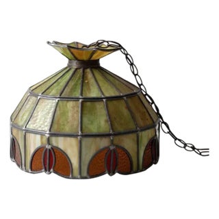 Antique Glass Chandelier For Sale