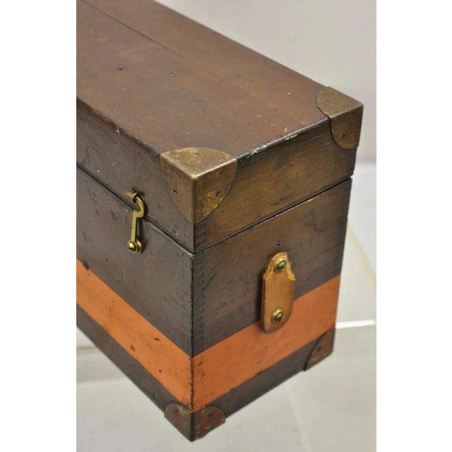 Antique Keuffel & Esser Co 141547 Surveyors Compass in Case W Wooden Tripod Base For Sale - Image 9 of 12