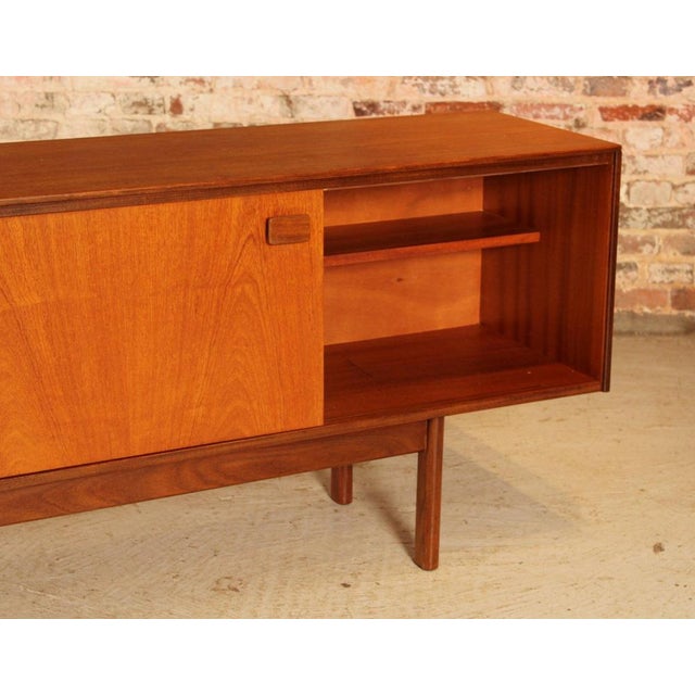 White Mid-Century Modern Teak Sideboard from White & Newton, 1960s For Sale - Image 8 of 15