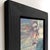 Realism A Realist by Lisa Fricker | Oil on Panel Portrait of a person's face with abstract background For Sale - Image 3 of 3