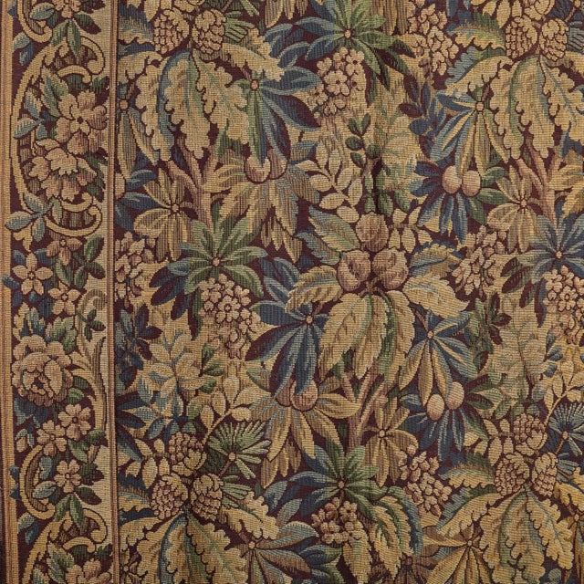 Early 20th Century Tall French Woodland Scene Tapestry, 1920s For Sale - Image 5 of 9