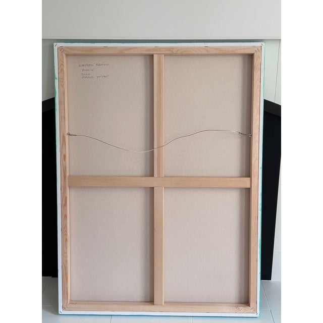 Fusion, Bold Contemporary Acrylic Abstract Painting by Stephen Remick For Sale - Image 10 of 11