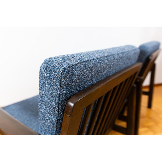 Set of Mid-Century Club Chairs by Zenon Bączyk, 1960s For Sale - Image 15 of 17