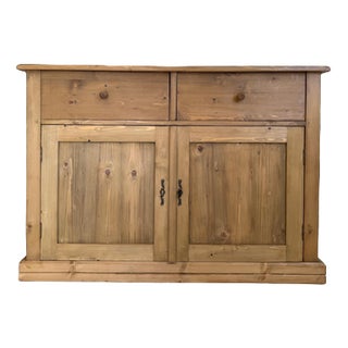 Rustic Buffet in Softwood For Sale