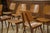 Vintage Brown Oak Chairs, 1960s, Set of 8 For Sale - Image 4 of 11