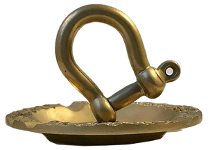 Vintage Scandinavian Nautical Bronze Cigar Ashtray, 1950s