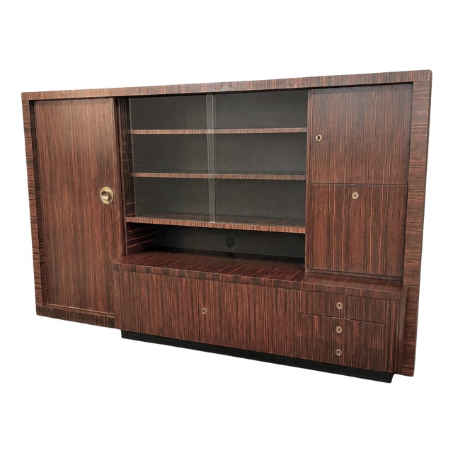 Large New Objectivity Wardrobe by Bruno Paul, 1930s For Sale
