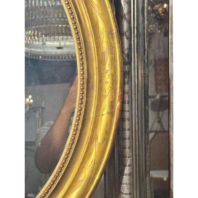 Early 21st Century French Louis Philippe Oval Giltwood Mirrors For Sale - Image 5 of 11