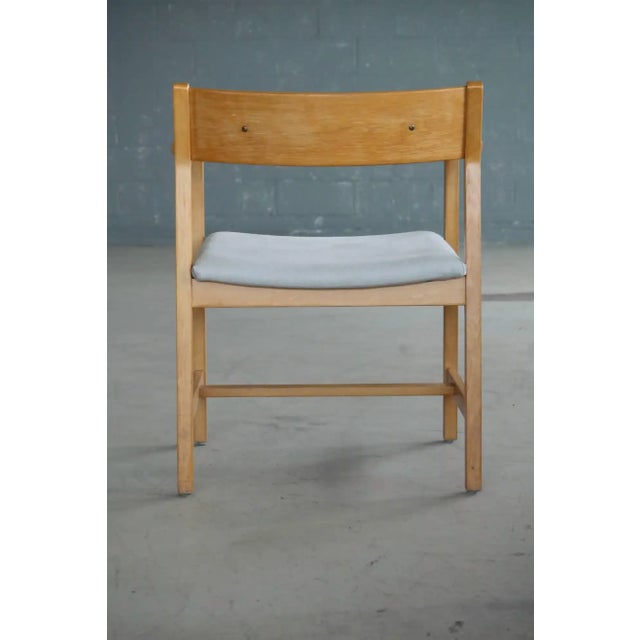 Børge Mogensen Model 3242 Oak Side or Armchair for Fredericia Stolefabrik For Sale In New York - Image 6 of 10
