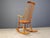 Mid century wooden spindle back rocking chair. Beautiful scandinavian design. 1960s - Denmark Very good condition...