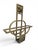 Art Nouveau Gilt Brass Wall-Mounted Magazine Rack, 1910 For Sale - Image 10 of 13