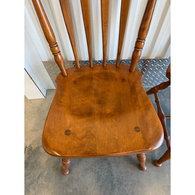 1980s 1980s Pair of Ethan Allen Chairs For Sale - Image 5 of 11