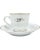 White "21" Club New York Nyc Demitasse Coffee Espresso Cup & Saucer For Sale - Image 8 of 12