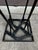 Vintage Brutalist Style Hand Wrought Iron Outdoor Glass Top Tables ~ Pair For Sale - Image 9 of 12